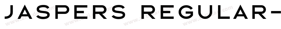 JASPERS Regular字体转换